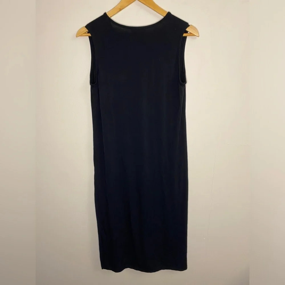 MiiK Made in Canada Black Sleeveless Slit Dress - Picture 3 of 7